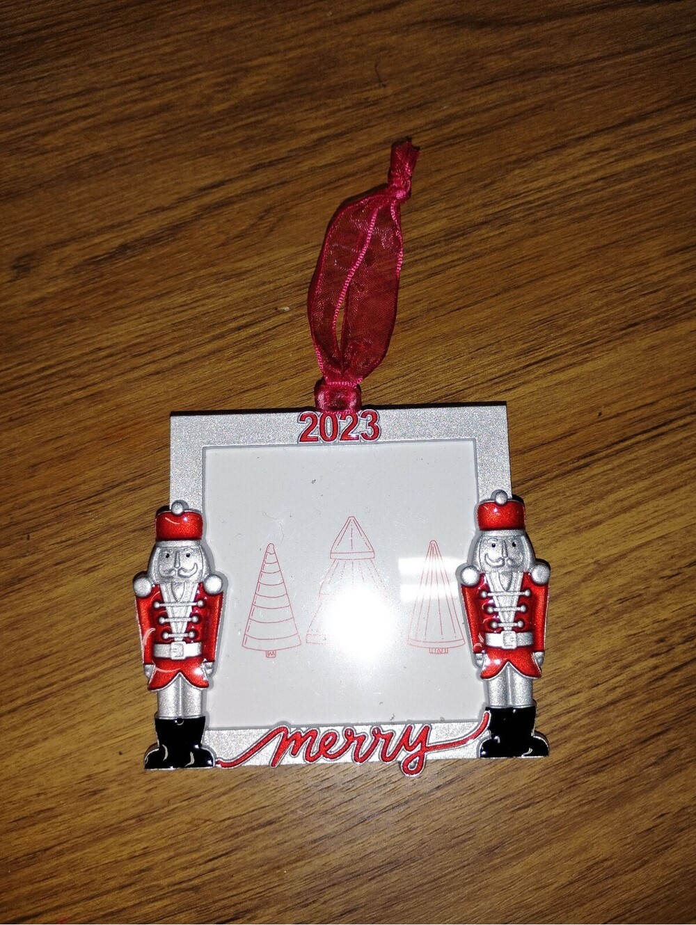 2023 Merry Nutcracker Christmas Photo Frame Ornament